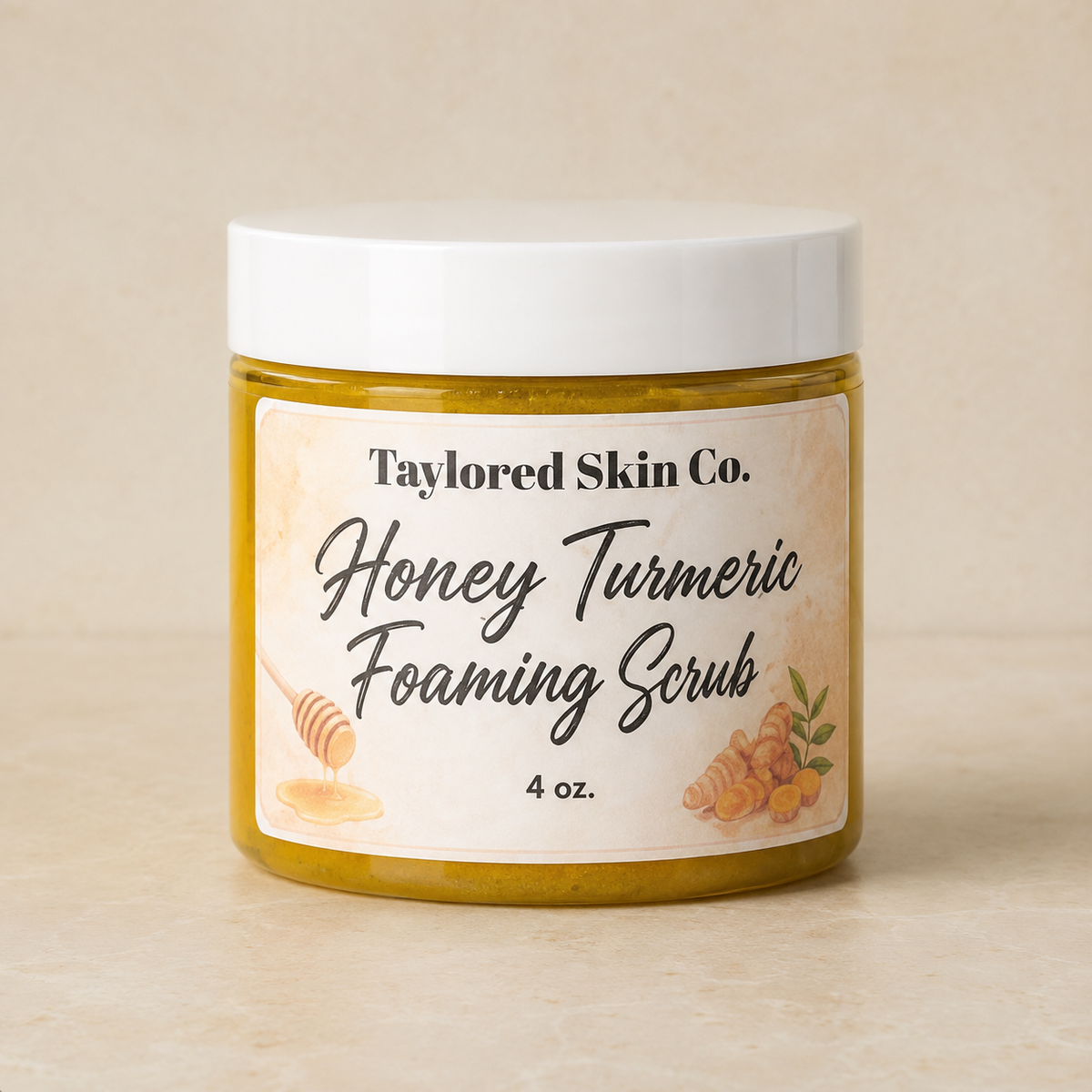 Honey Turmeric Foaming Scrub